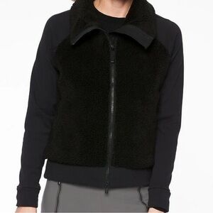 Athleta Range Sherpa Full Zip Jacket